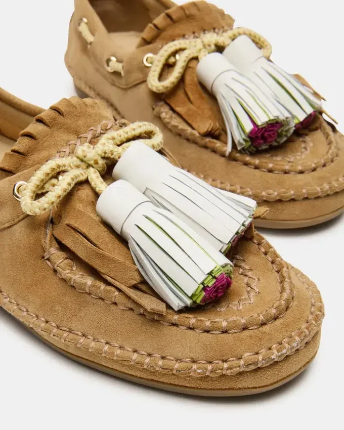 Abner din piele de căprioară maro Abner din piele de căprioară maro