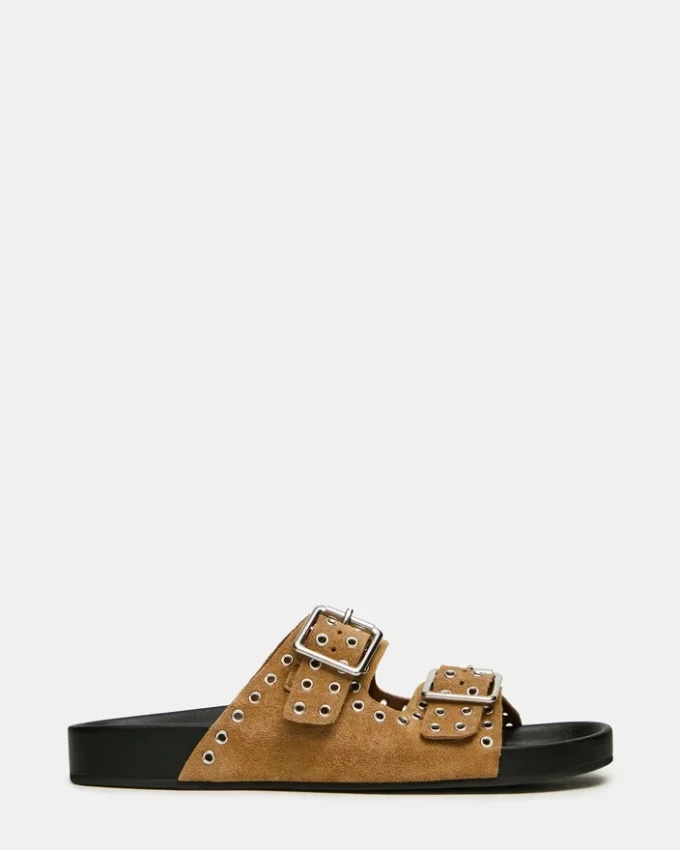 Abott din piele de căprioară gri-maro