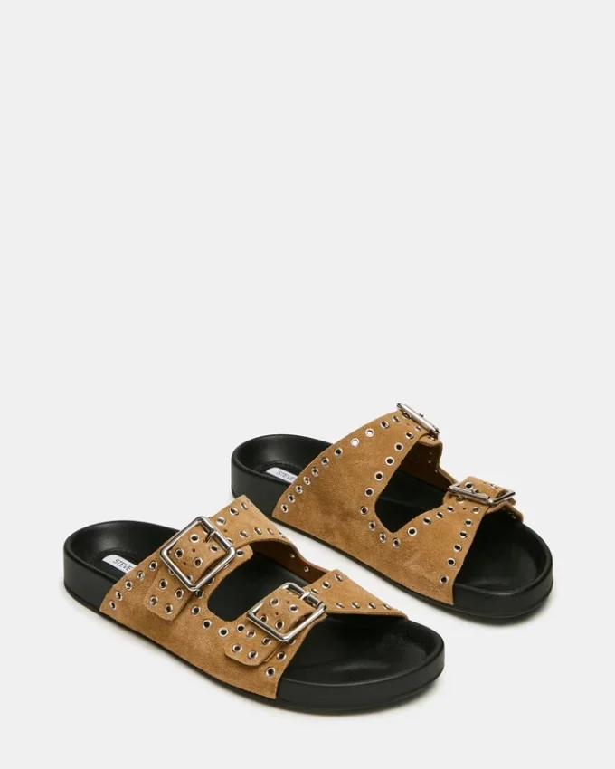 Abott din piele de căprioară gri-maro