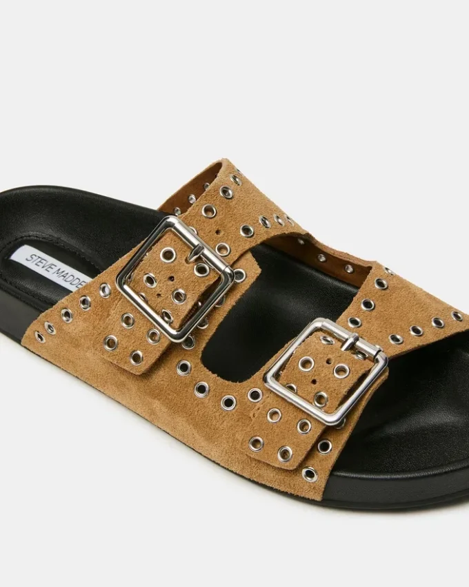 Abott din piele de căprioară gri-maro