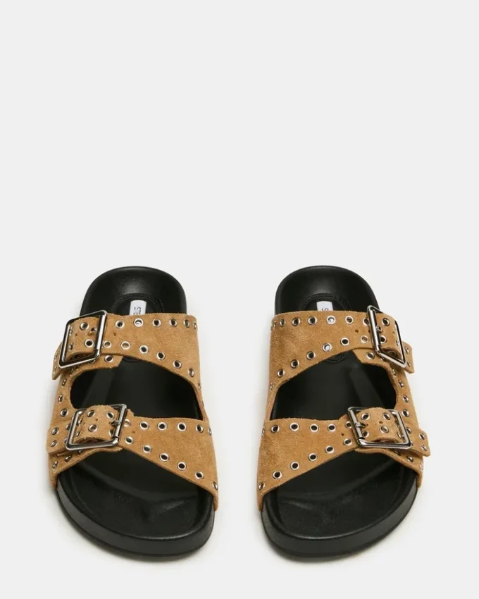 Abott din piele de căprioară gri-maro