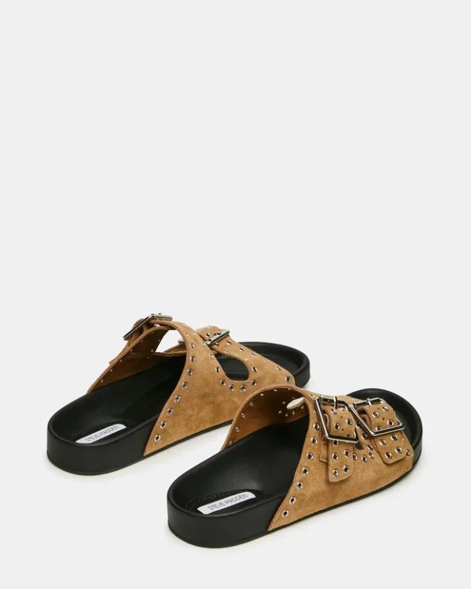 Abott din piele de căprioară gri-maro