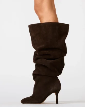 Allison din piele de căprioară maro