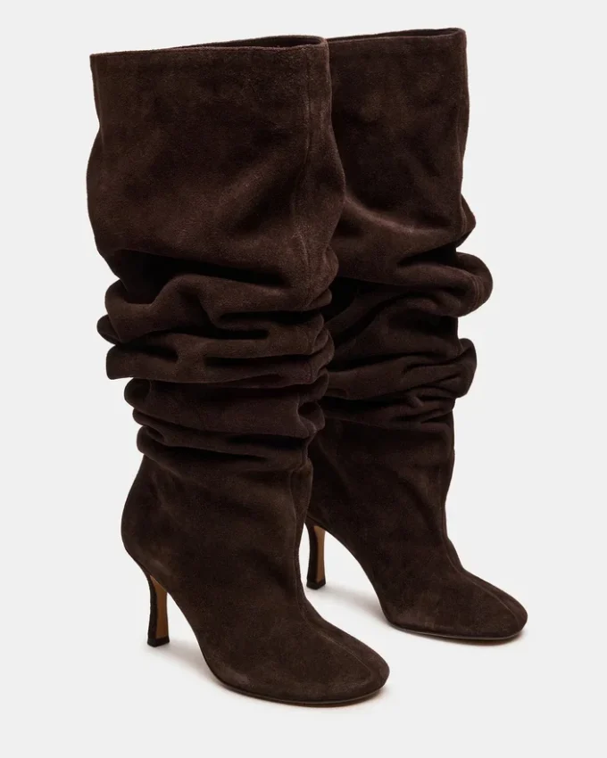 Allison din piele de căprioară maro