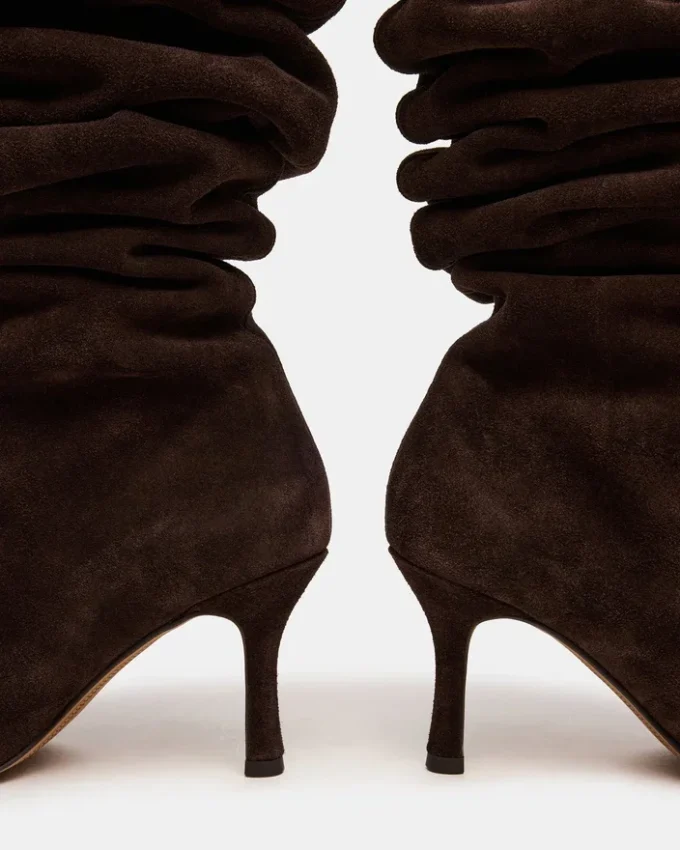 Allison din piele de căprioară maro