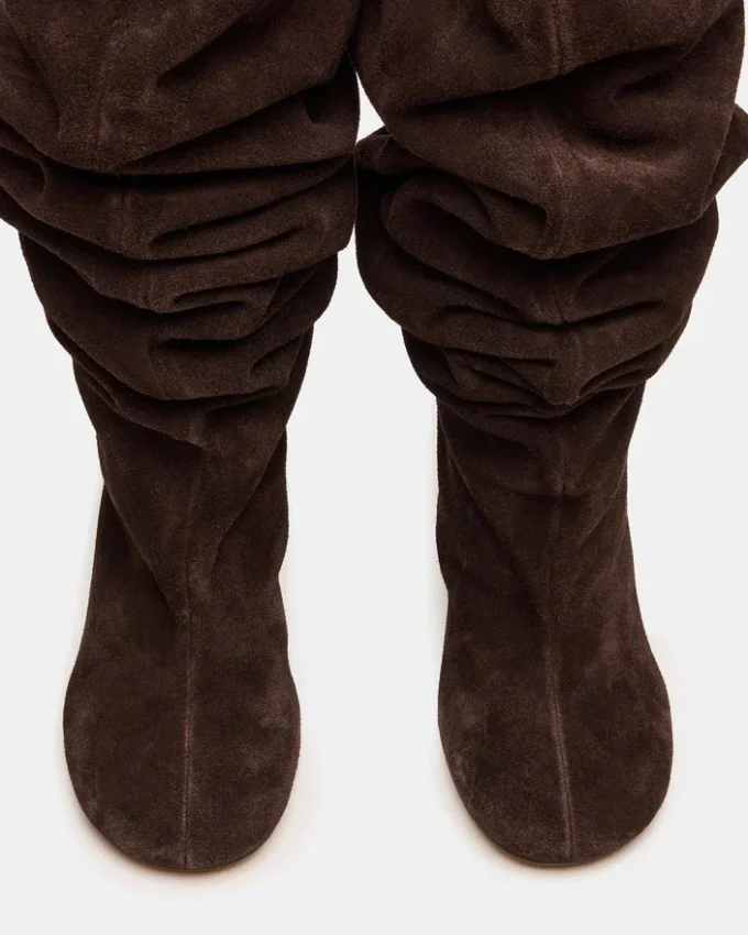 Allison din piele de căprioară maro