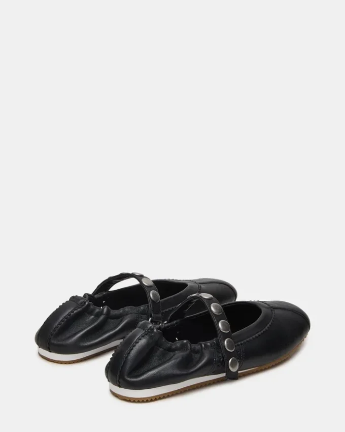 Anaya din piele neagră cu ținte