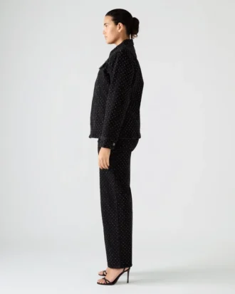 Avaline Crystal Jean Black