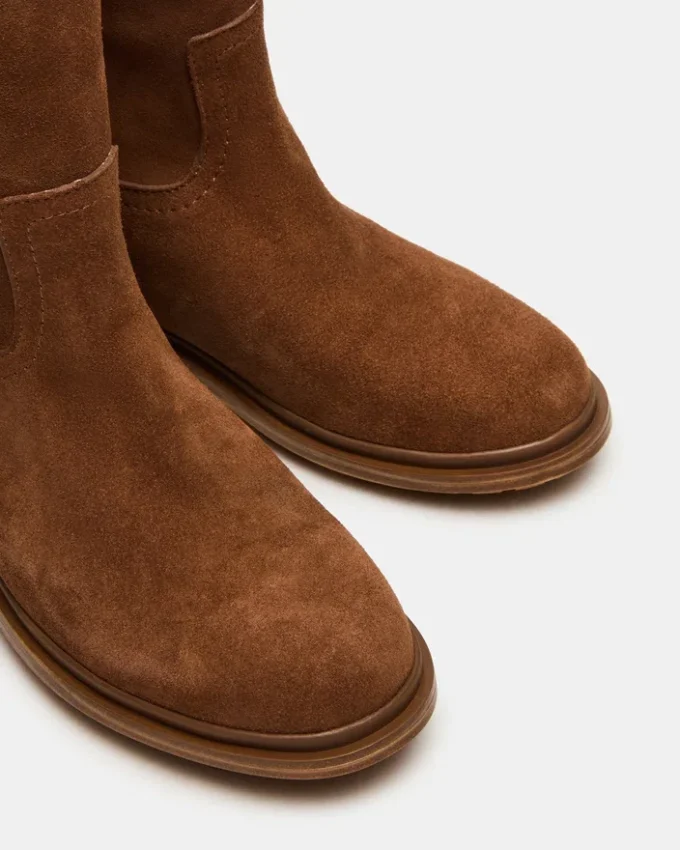 Bates Brown Suede