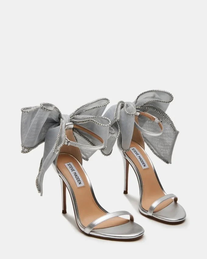 Benni cu strasuri argintii