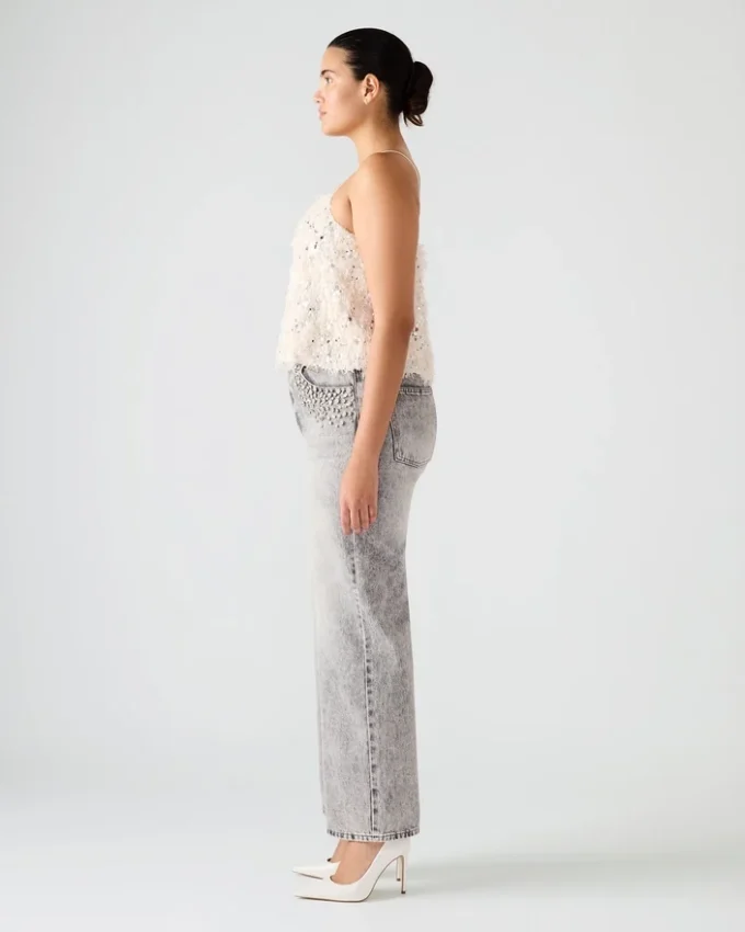 Blakelyn Feather Top Ivory