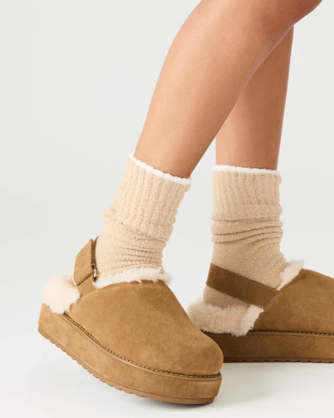 Blănură artificială moale Piele de căprioară de culoare coniac