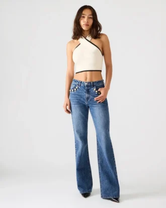 Blugi Irys, albastru închis