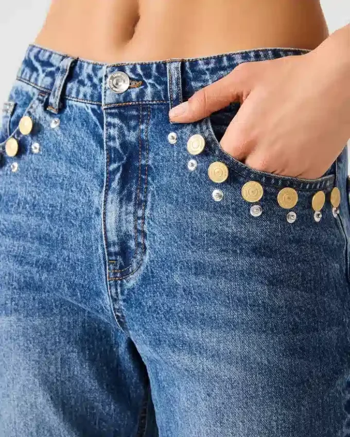 Blugi Irys, albastru închis