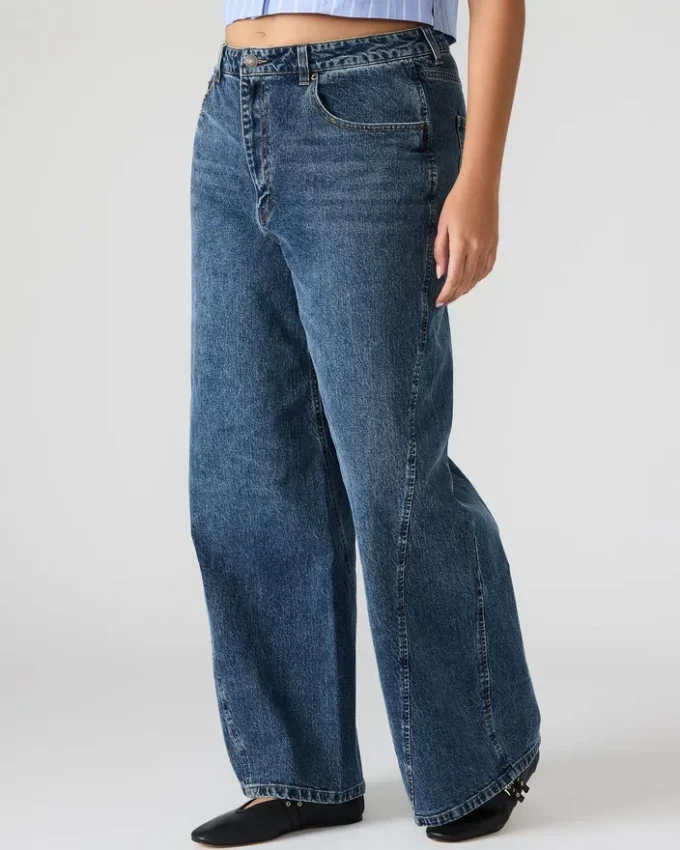 Blugi Rori albastru închis Blugi Rori albastru închis