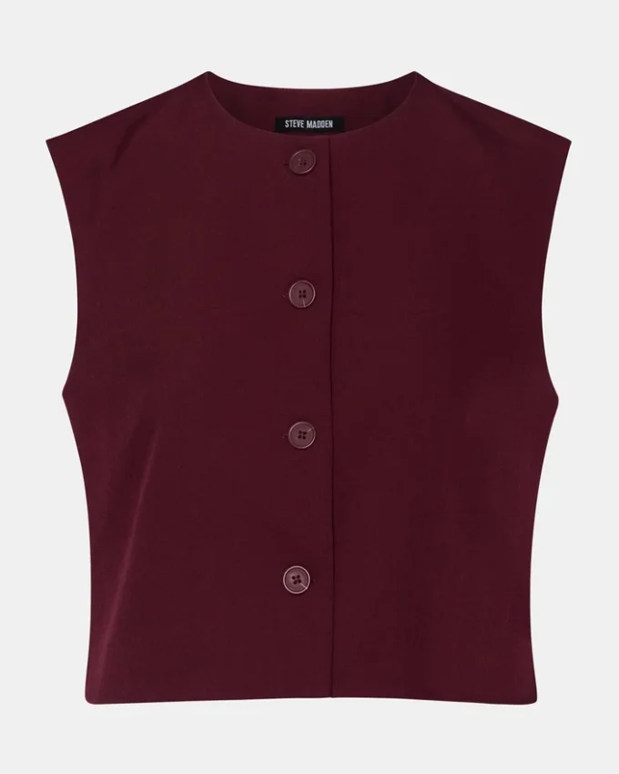 Bluză Alessa, culoare vin