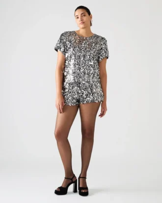 Bluză Cressa argintie