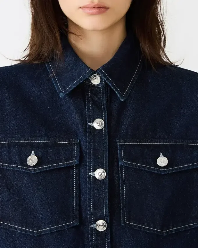 Bluză Eliana albastru bijou