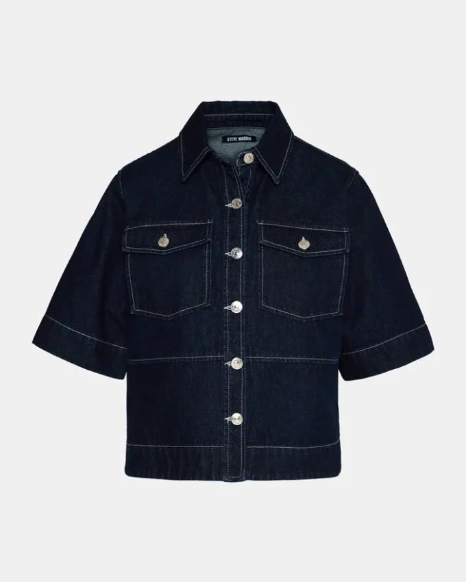 Bluză Eliana albastru bijou