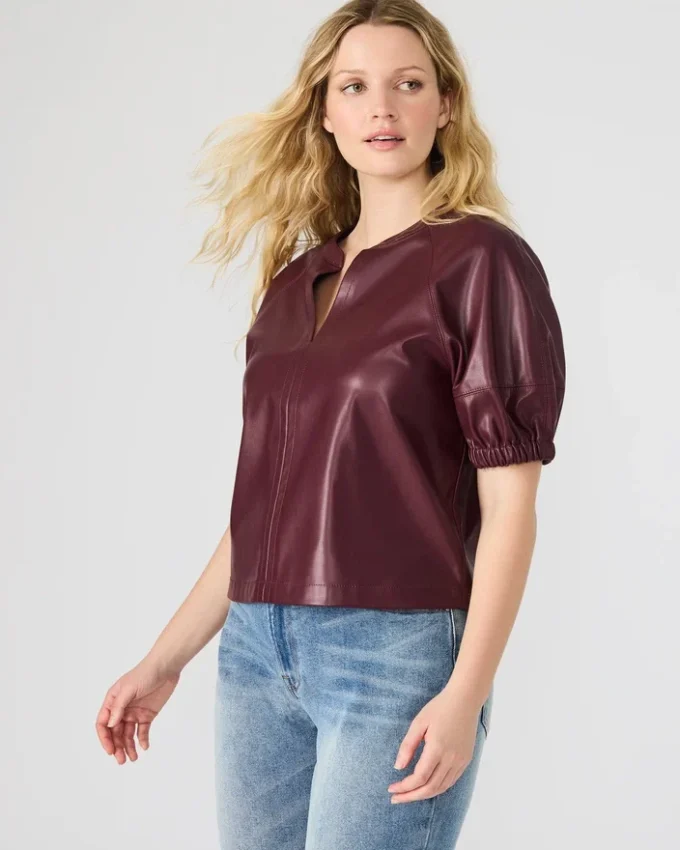 Bluză Roxanne, culoare vin