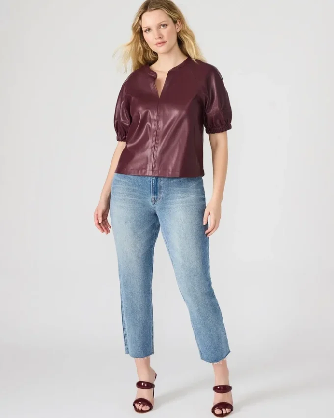 Bluză Roxanne, culoare vin