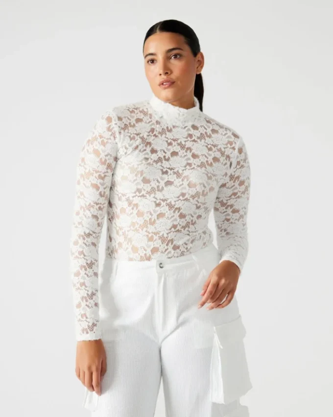 Body Cassie, culoare ivoriu