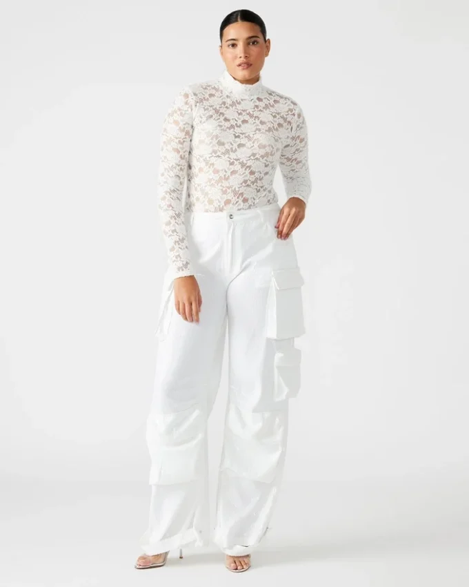 Body Cassie, culoare ivoriu