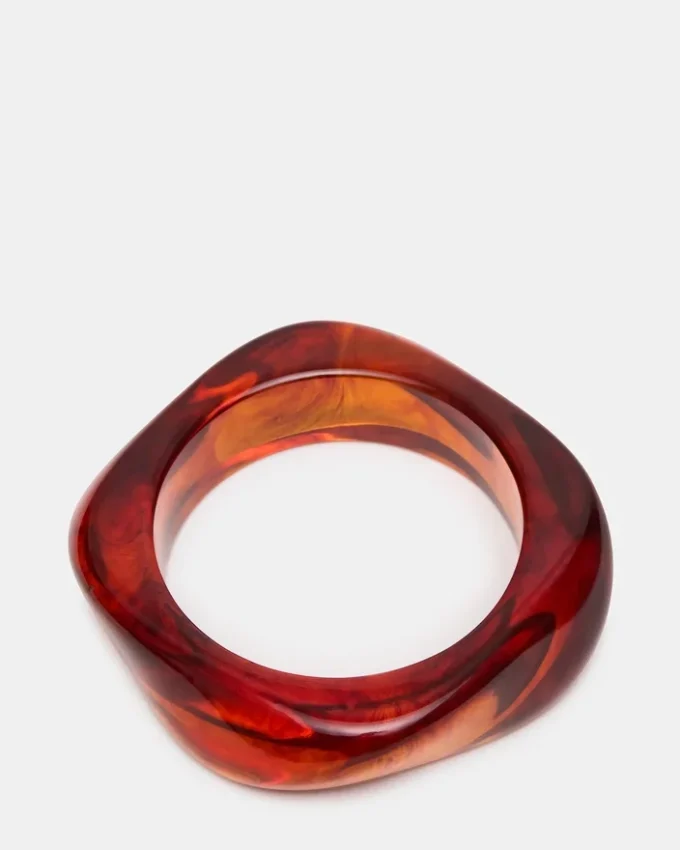 Brățară retro curbată, naturală