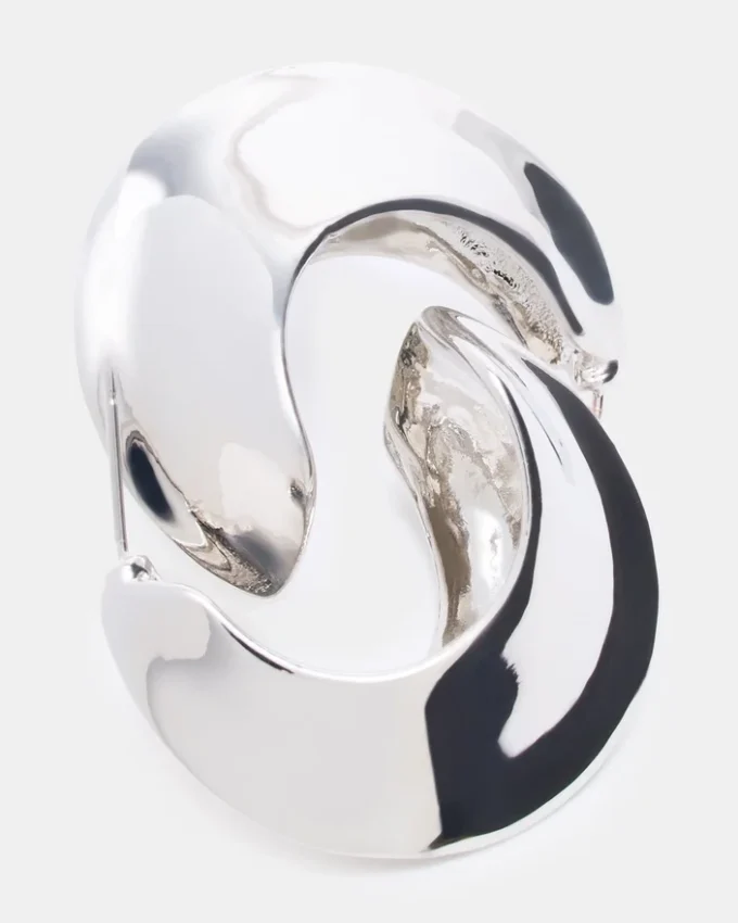 Cercei în formă de semilună Argint