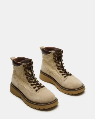 Cino din piele de căprioară gri