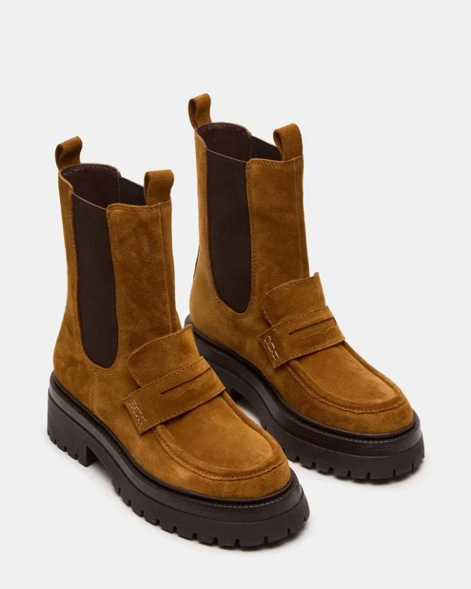 Conway din piele de căprioară de culoare coniac