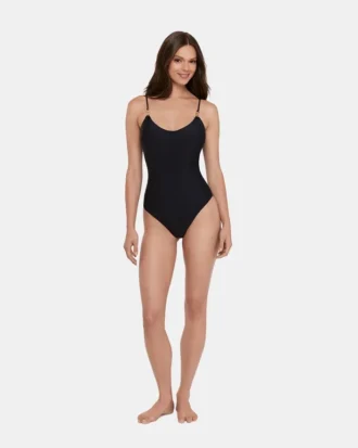 Costum de baie întreg Sleek ‘N Chic, negru
