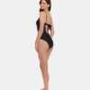 Costum de baie întreg Sleek ‘N Chic, negru