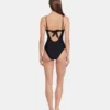 Costum de baie întreg Sleek ‘N Chic, negru