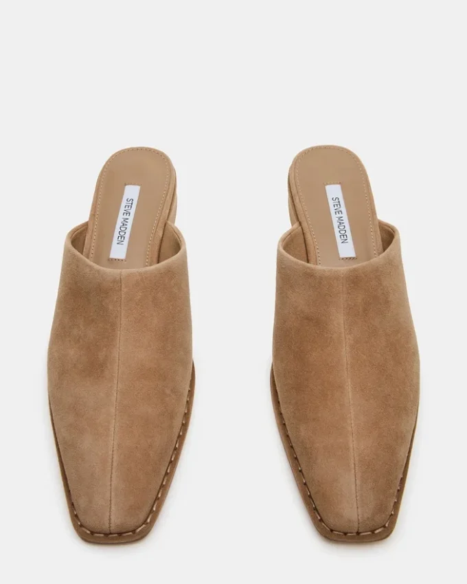 Dessa din piele de căprioară gri-maro