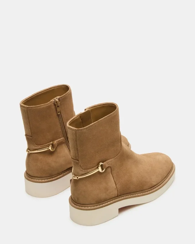 Diablo din piele de căprioară gri-maro