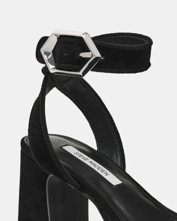 Elida din piele de căprioară neagră