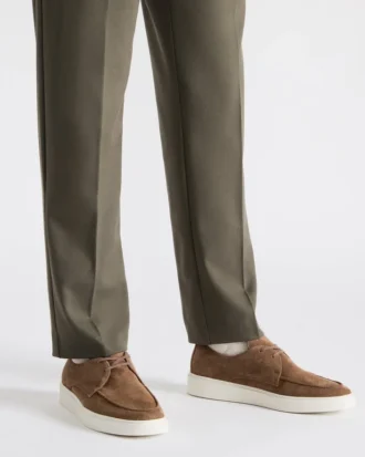 Frankk din piele de căprioară de culoare coniac