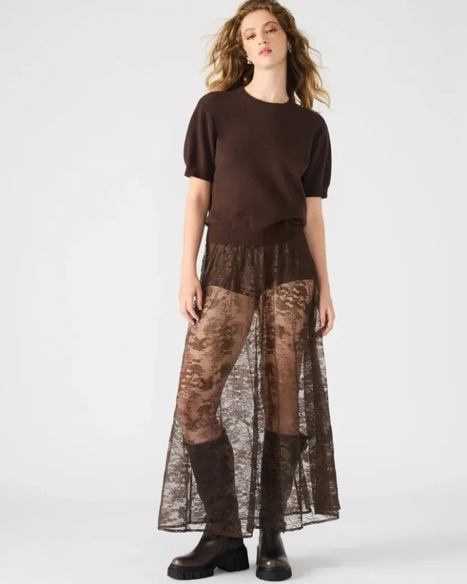 Fustă Gisela Espresso închis