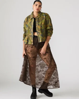 Fustă Gisela Espresso închis