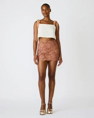 Fusta Cindi Mocha Heather