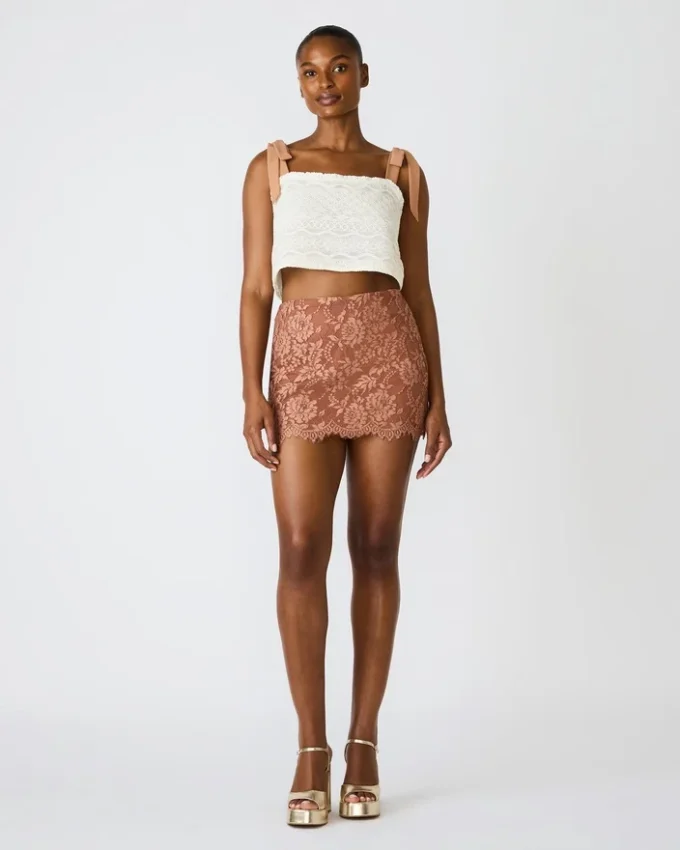 Fusta Cindi Mocha Heather