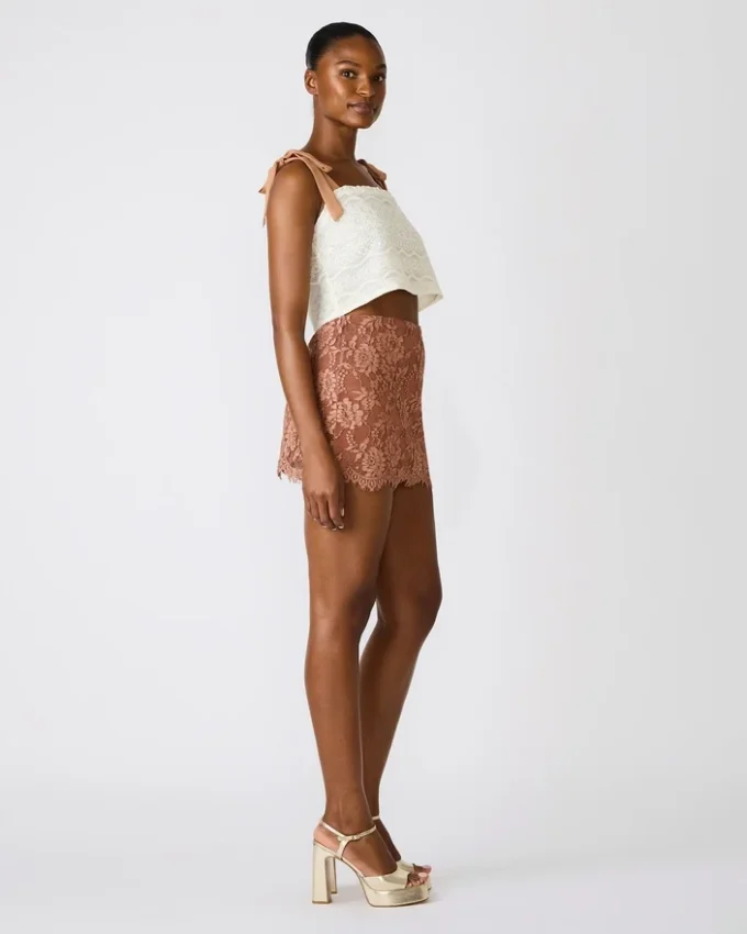 Fusta Cindi Mocha Heather