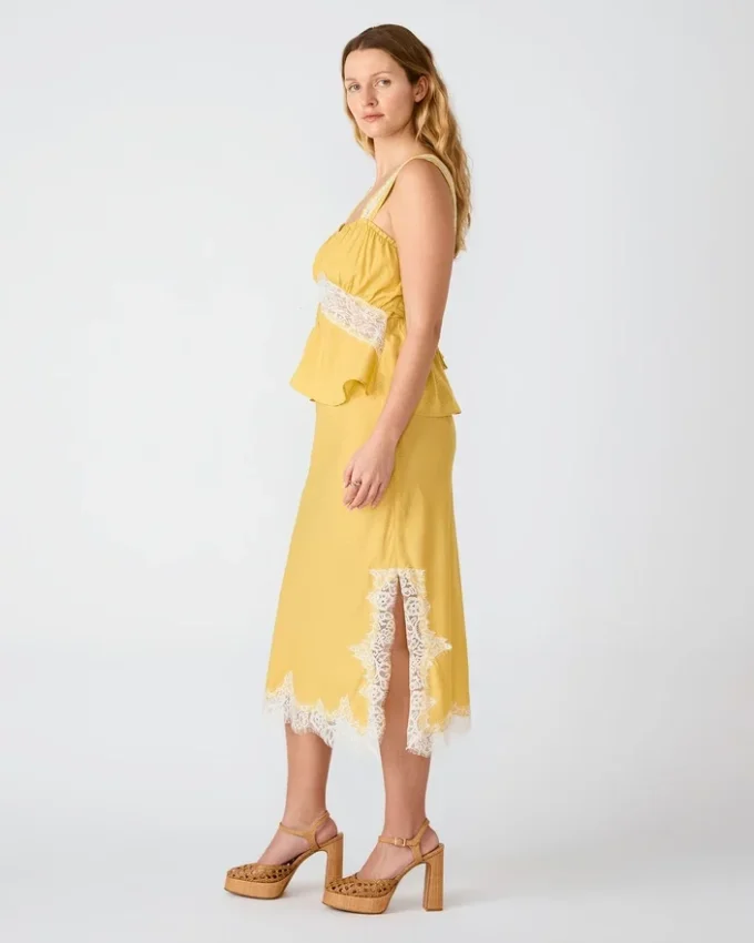 Fusta Cinthia Golden Lime Fusta Cinthia Golden Lime