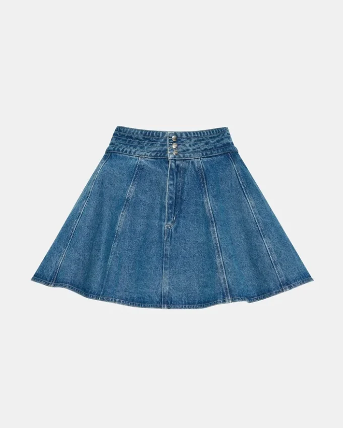 Fusta Lilliany Albastru Aruba