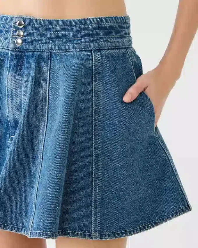 Fusta Lilliany Albastru Aruba