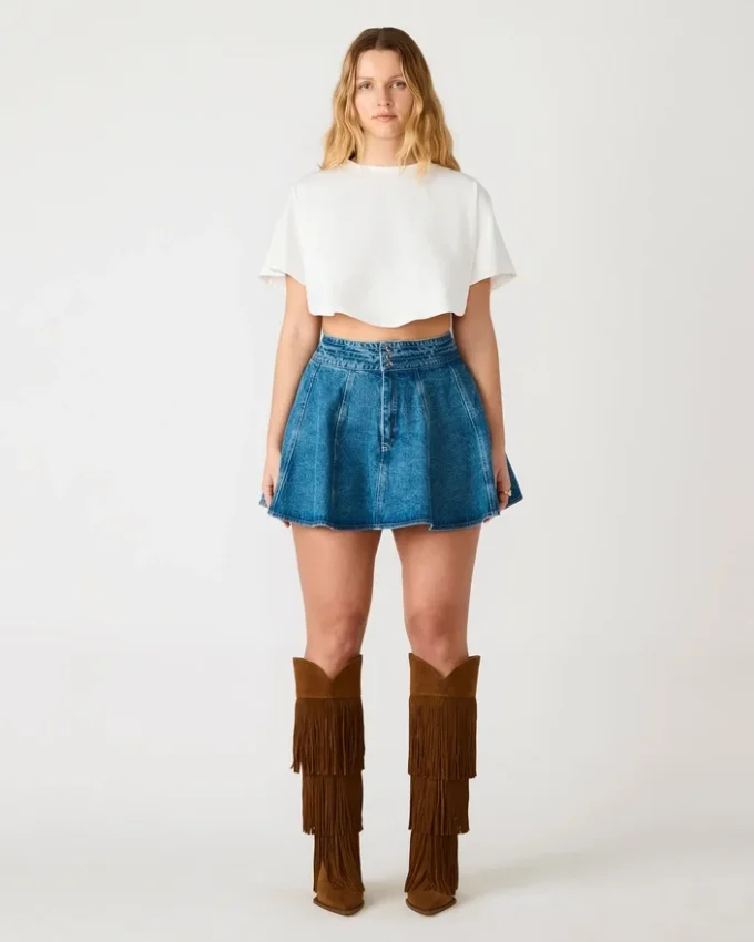 Fusta Lilliany Albastru Aruba