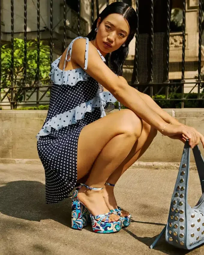 Rochie mini Adalina Vintage Navy