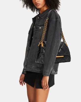 Geantă Colette Negru/Auriu