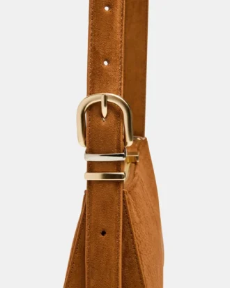 Geantă țesută Tanzie, culoare tabac